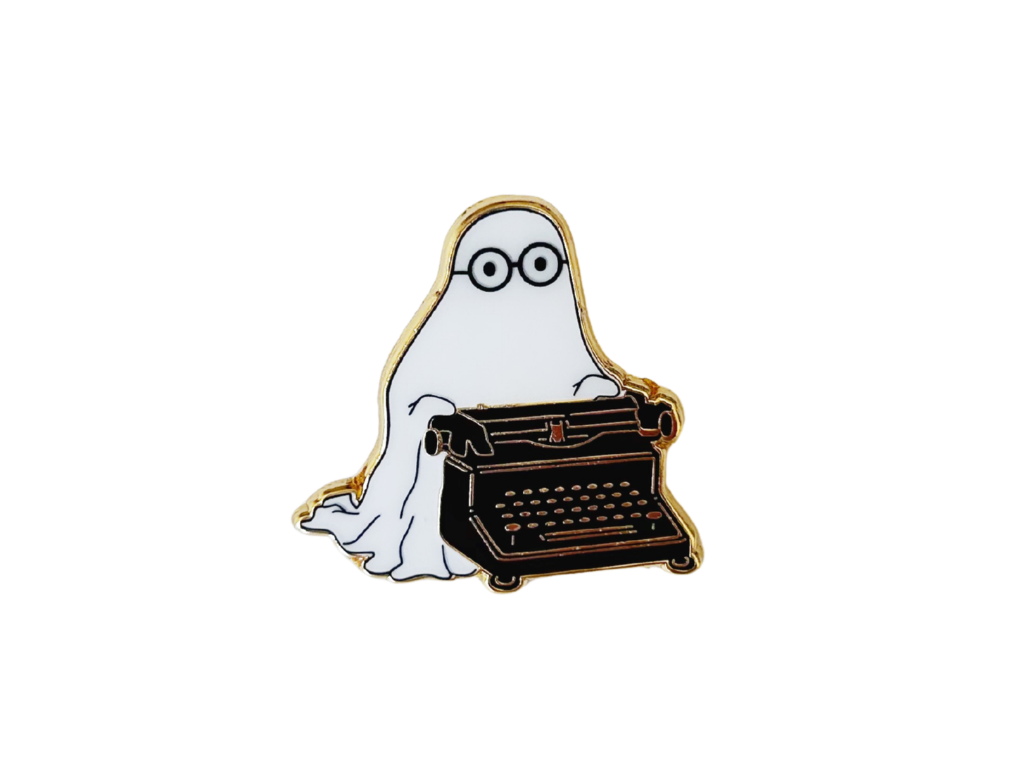 Ghost Writer Pin, Gift for Writers, Bookish Merch