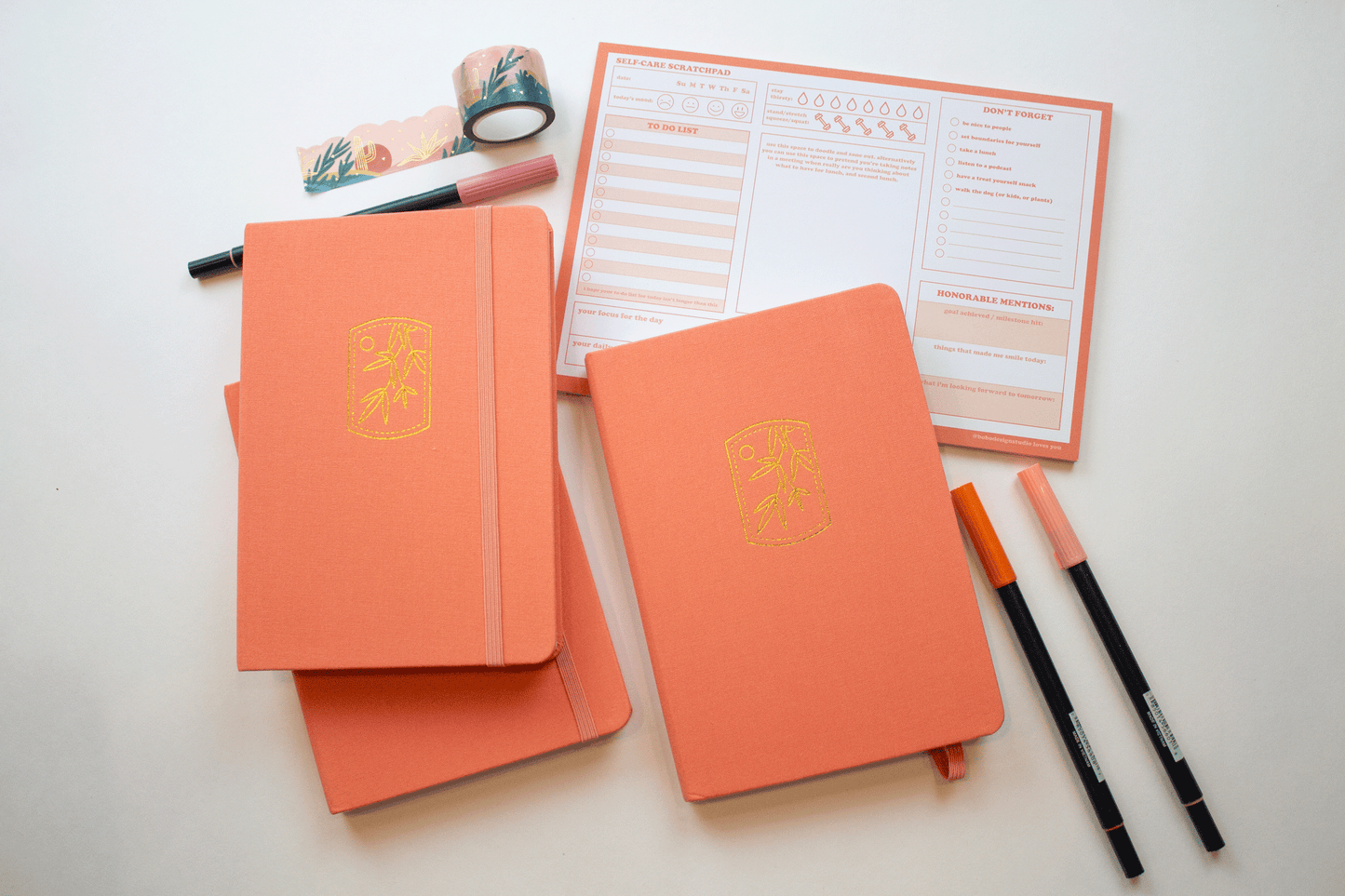 Dot Grid Bullet Journal - Tangerine