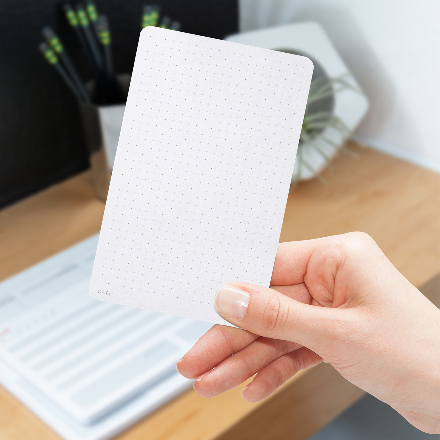 Dot Grid Small Desk Notepad (2 Pack) - 3.9"x6.3"