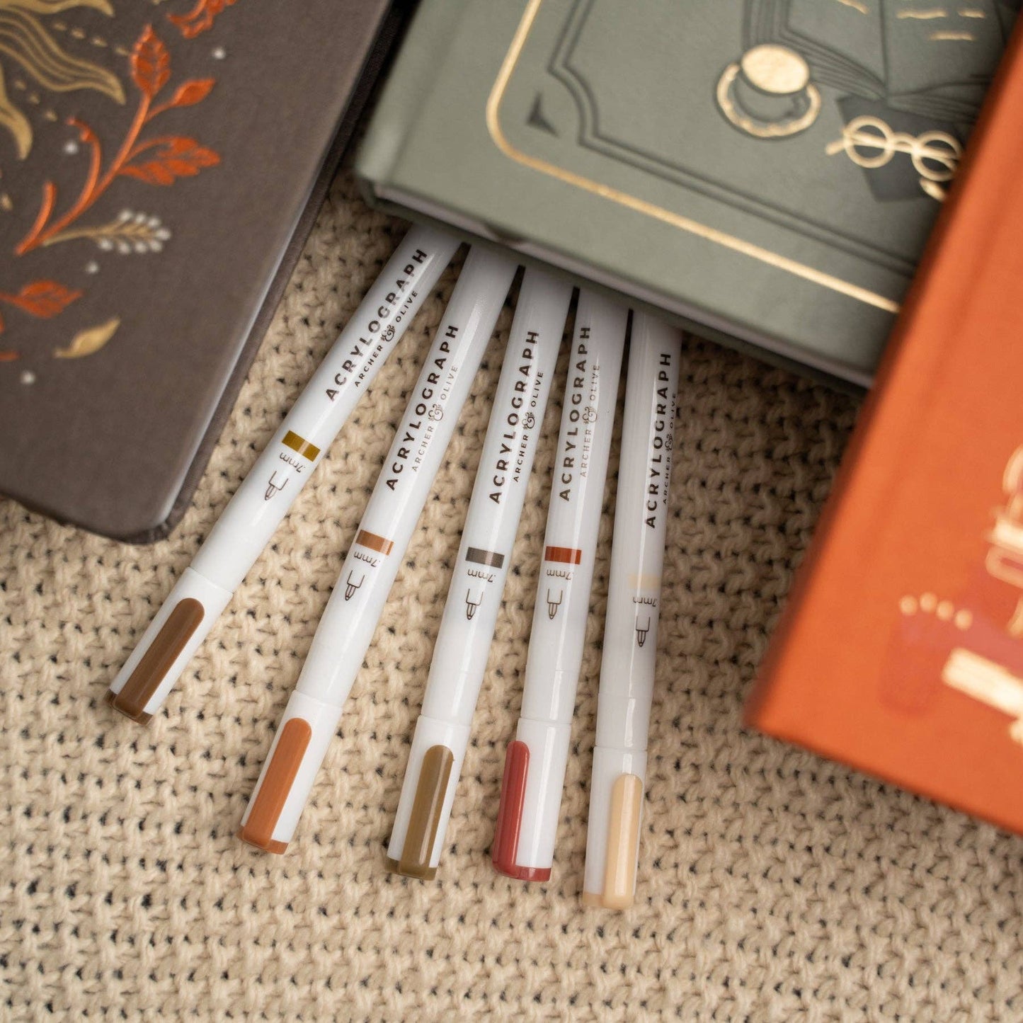 Quiet Corners | Set of 10 Acrylograph Pens