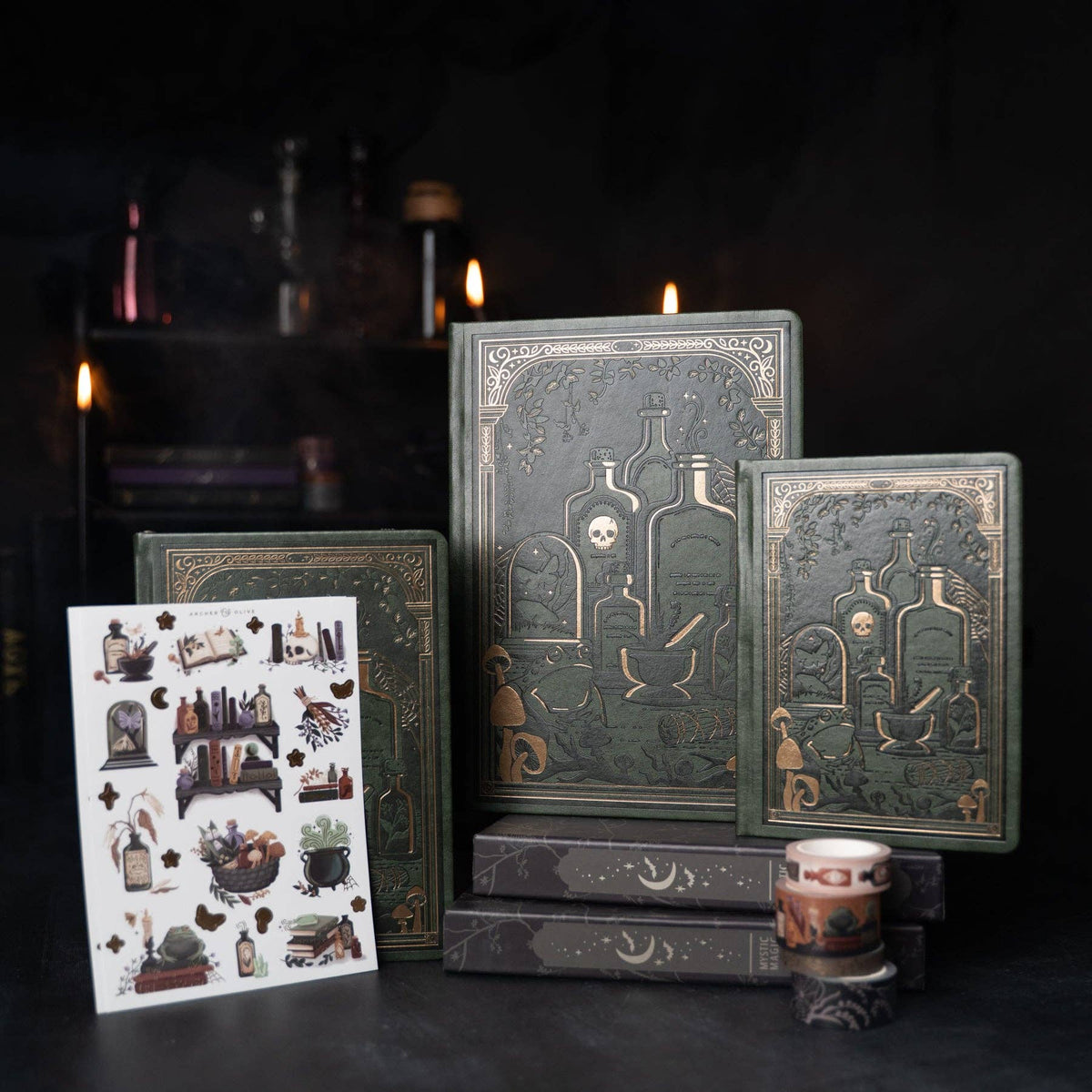 Apothecary Shelf | Notebook: White Dot Grid / B5: 160 Pages