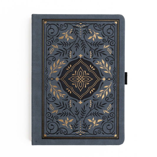 Storybook in Navy | Books: White Dot Grid / A5: 192 Pages