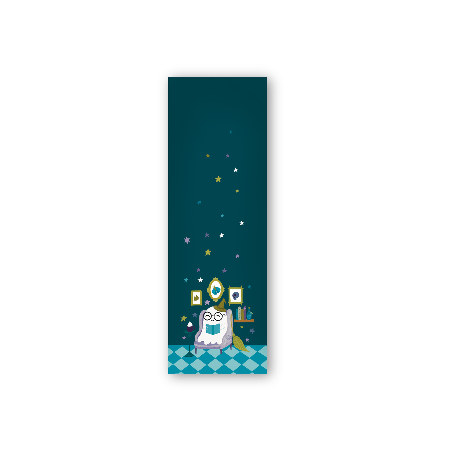 Rupert the Witchy Reading Ghostie Bookmark – Midnight