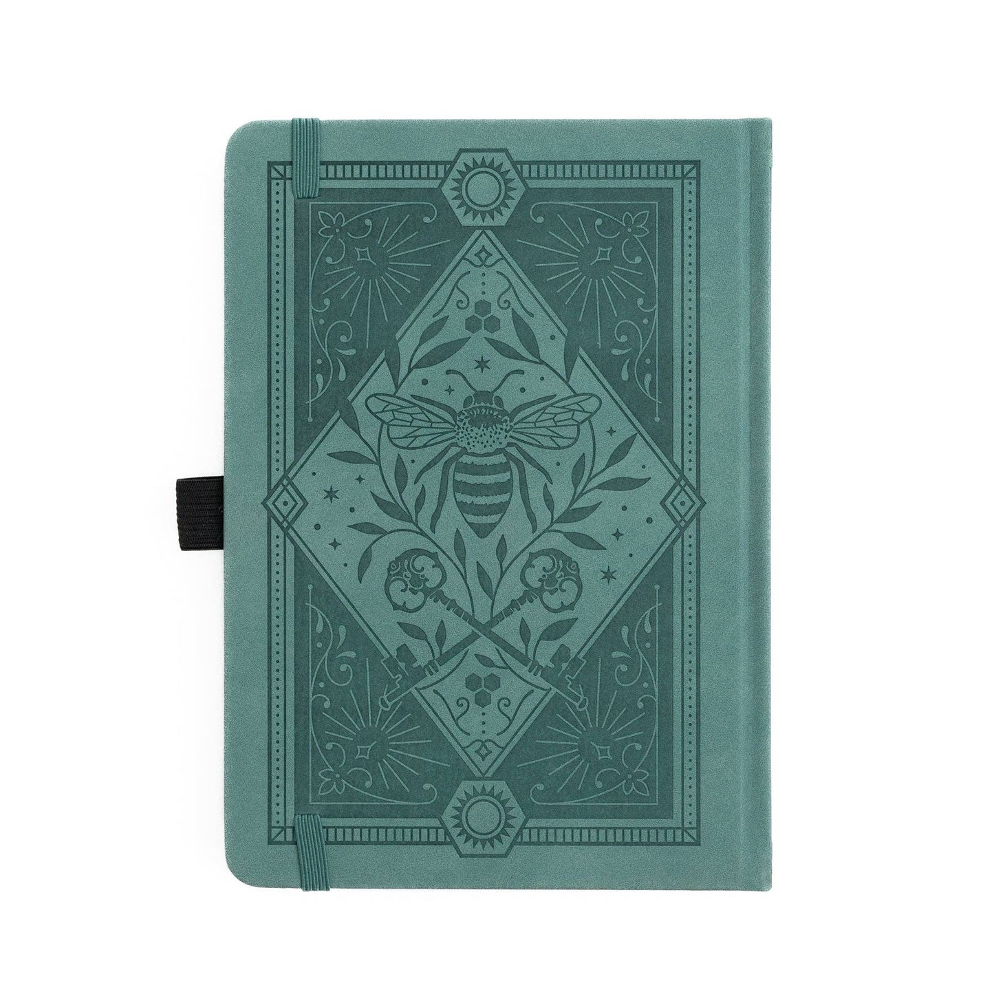 Keeper of the Bees in Soft Teal: A5 Dot Grid Notebook