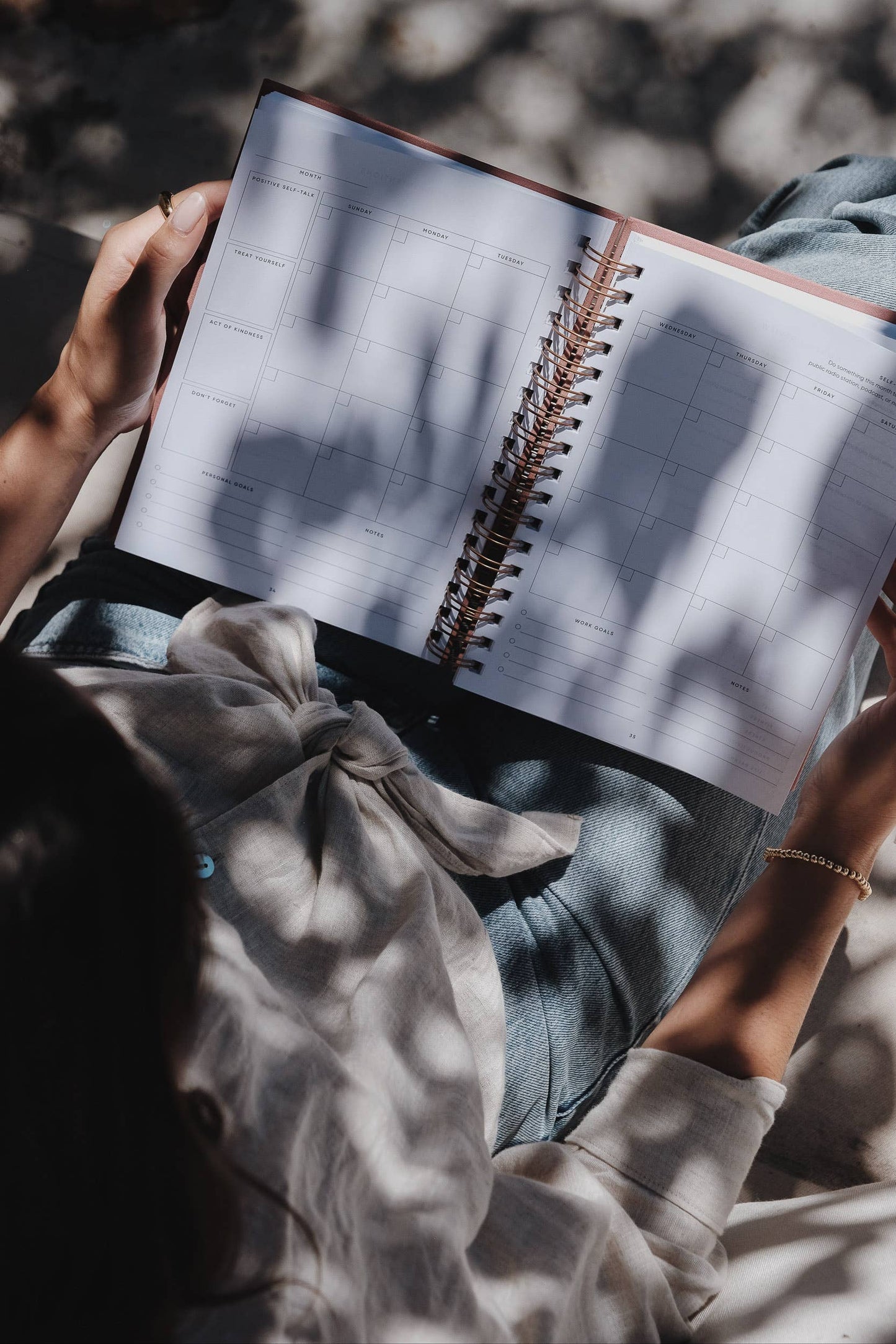 Self‑Care Planner – Daily Edition: Dusty Rose