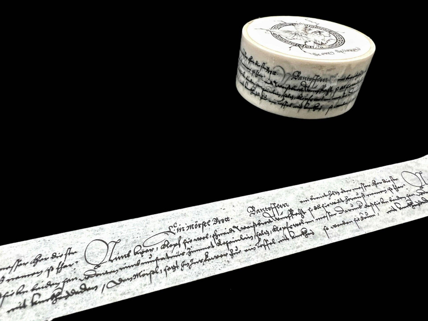 Vintage Text Washi Tape