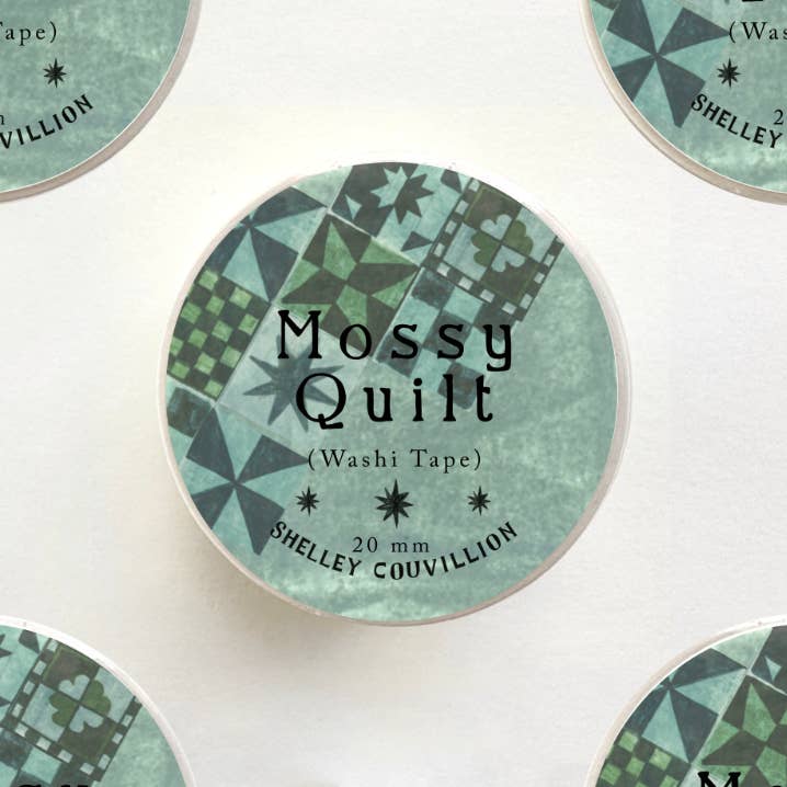 Mossy Quilt Washi Tape