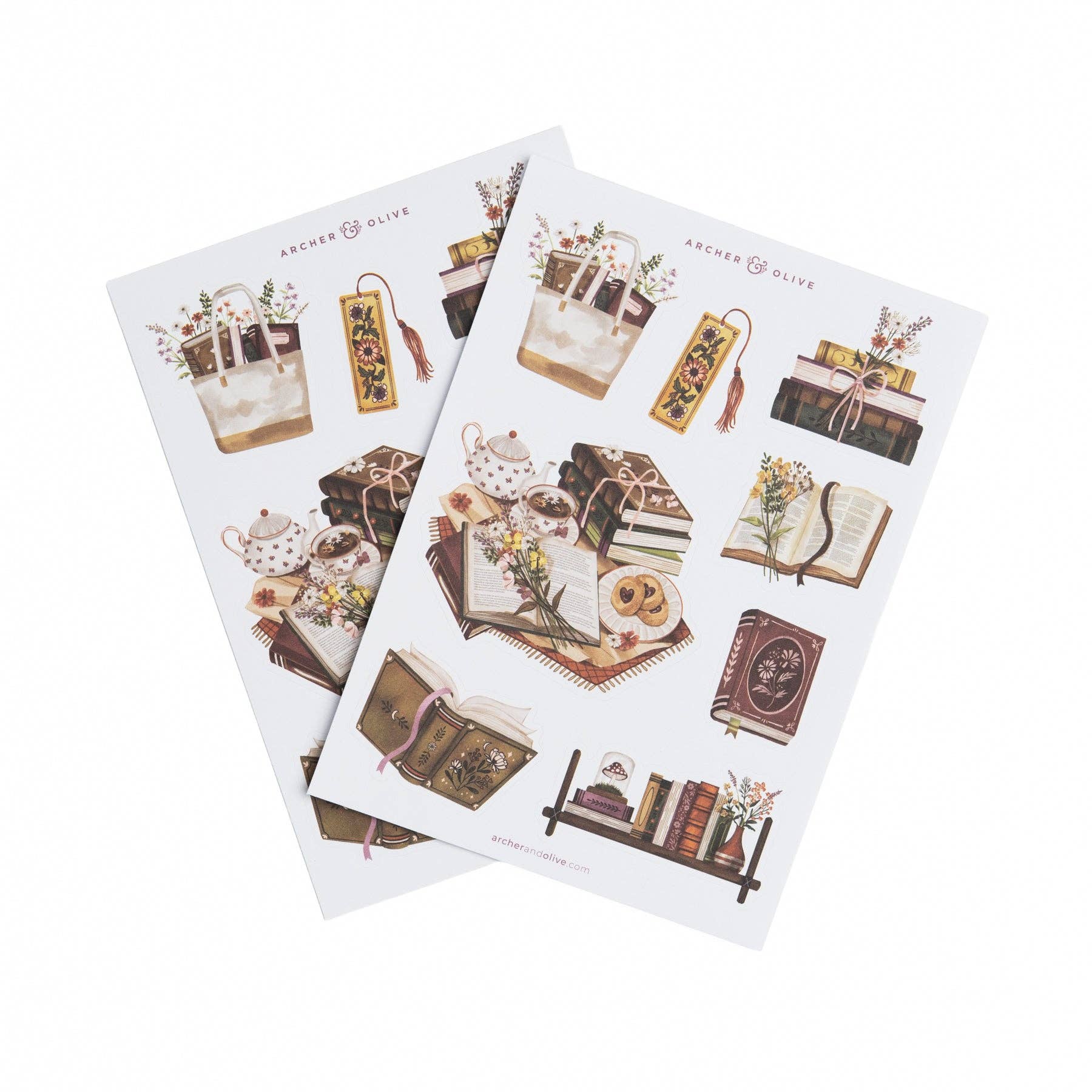 Bookshelf Sticker Set – Lakeside Journals
