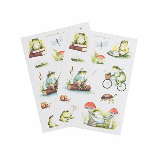 Stickers:  Literary Frog