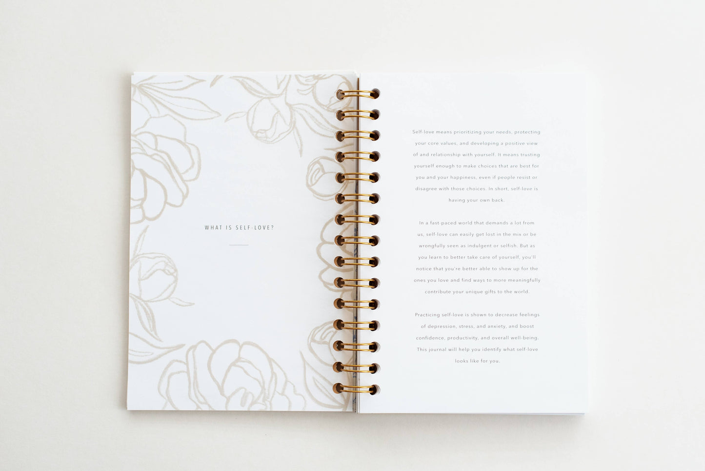 A Self‑Love Journal – Heathered Pink