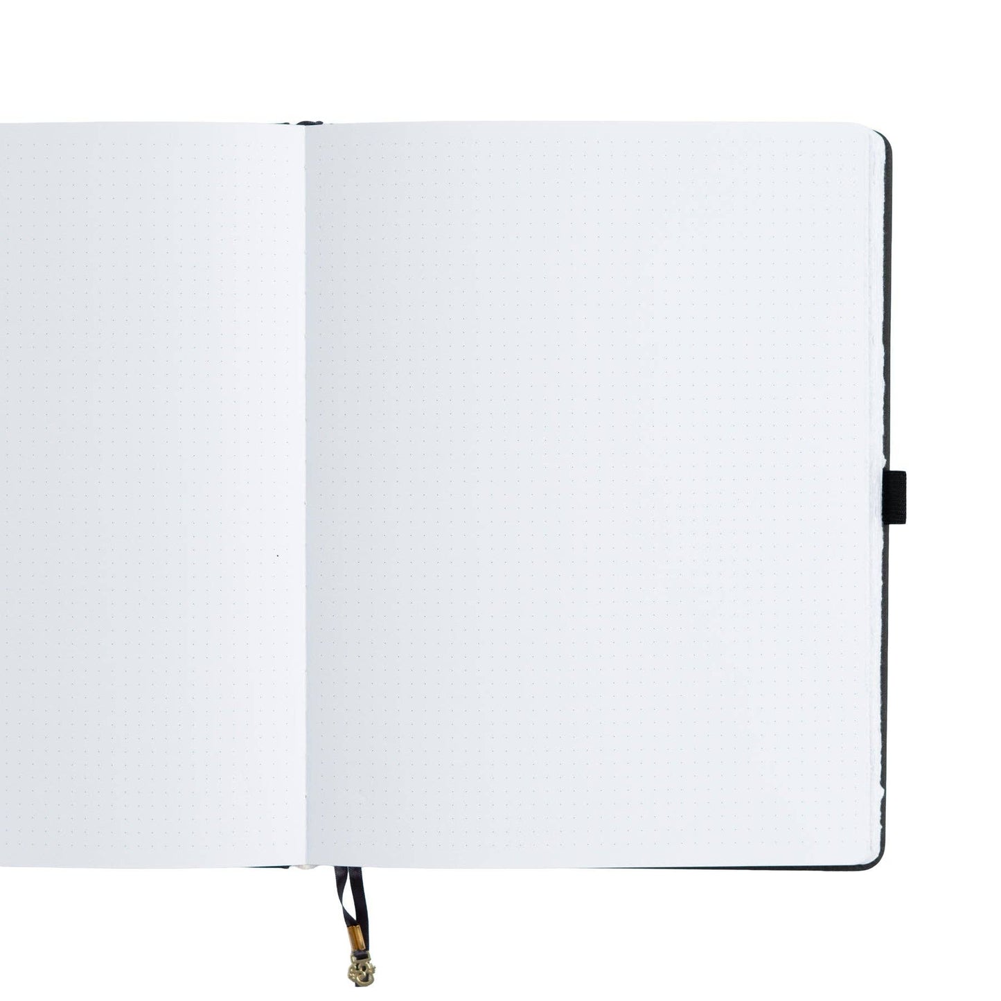 Coiled Key Dot Grid Notebook: Black / B5: 160 Pages