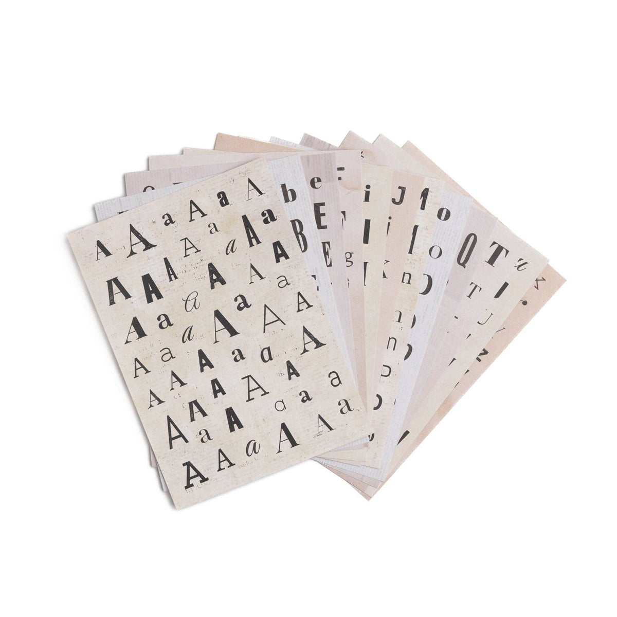 Warm Deluxe Letter Sticker Set