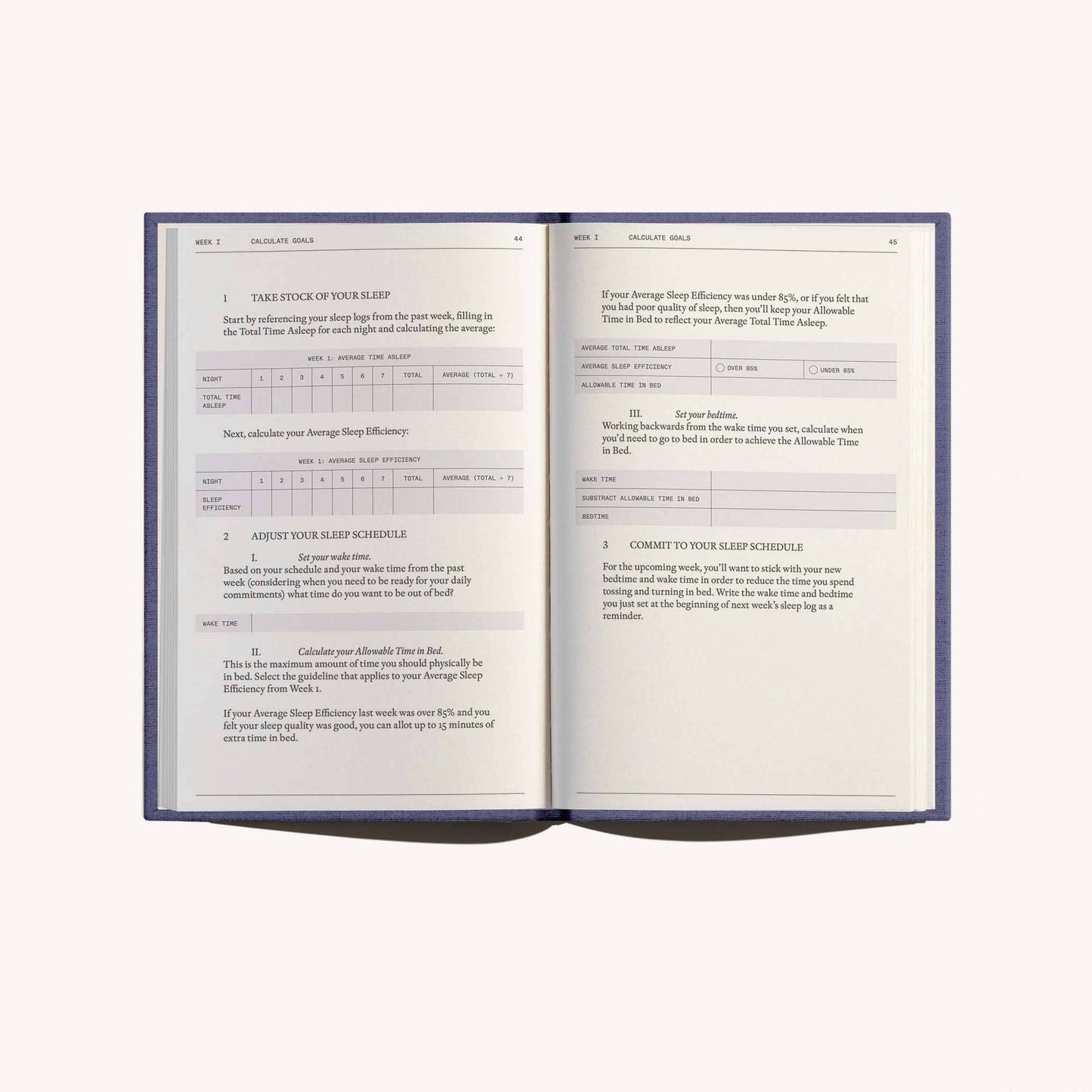 Therapy Notebooks The Anti-Insomnia Notebook / Guided Journal