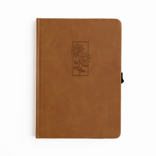 Sunflower - Dot Grid Notebook - 128 pages