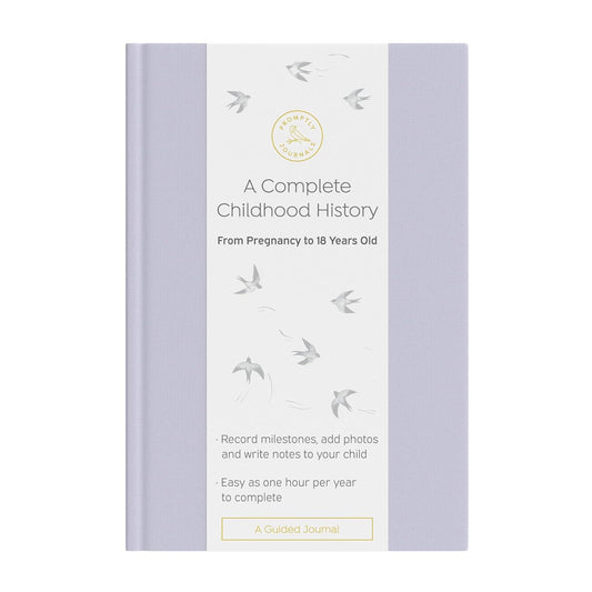 A Complete Childhood History: From Pregnancy to 18 Years Old - Lavender Linen