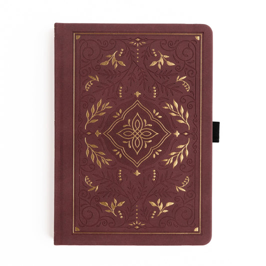 Storybook in Plum Notebook: Dot Grid / A5: 192 Pages