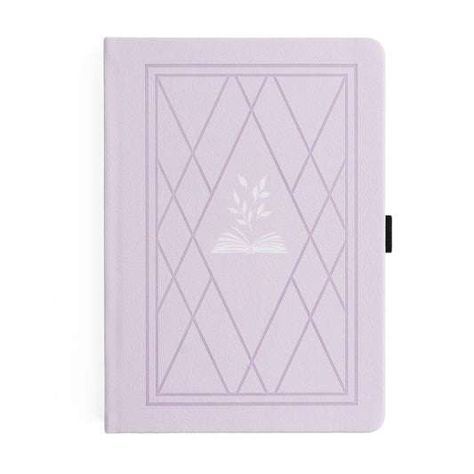 Vintage Library in Lilac: Dot Grid / A5: 192 Pages