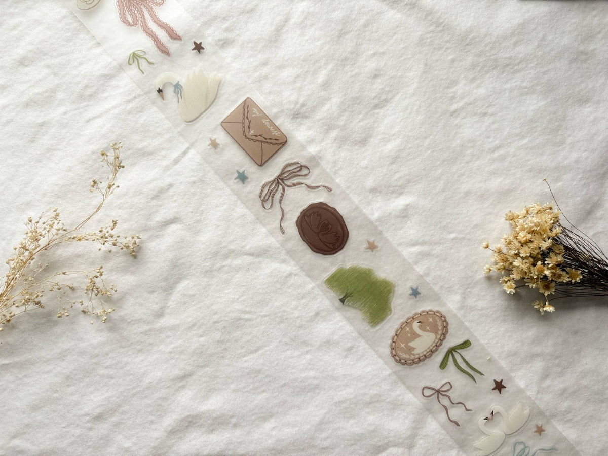 Literary Romance PET Tape (PRE-CUT)