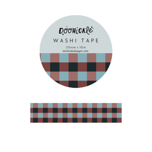Moody Plaid Washi Tape