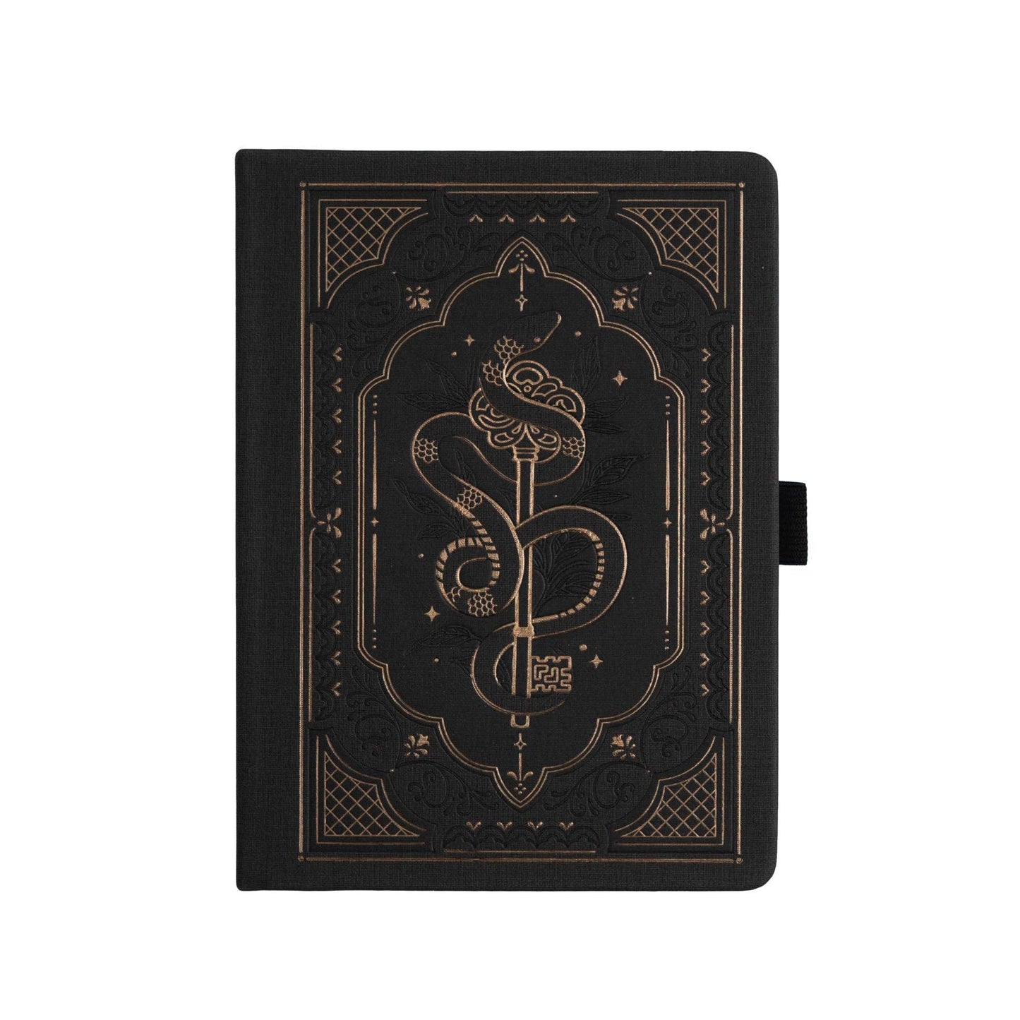 Coiled Key Dot Grid Notebook: Black / B5: 160 Pages
