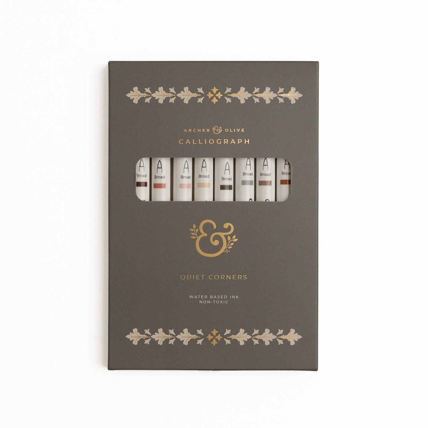 Quiet Corners | Set of 10 Calliograph Pens