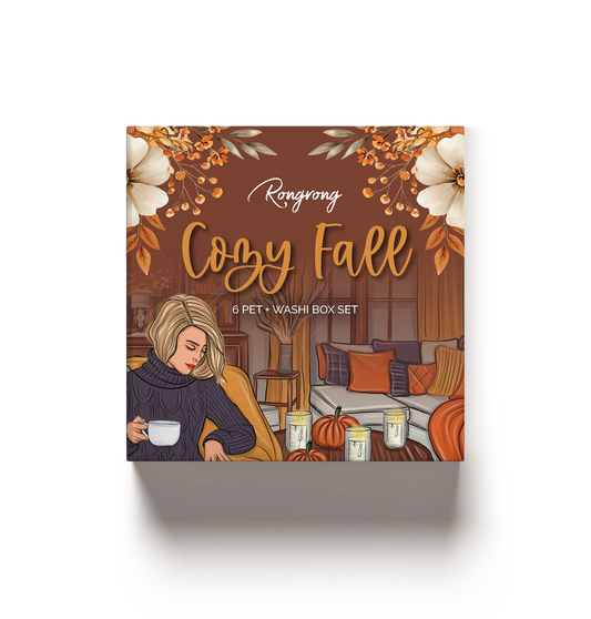 Cozy Fall Pre-cut PET Tape + Washi Box