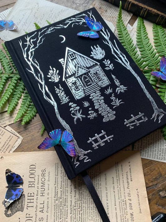 🔮 The Grimoire B6 Vegan Lined Notebook - Silver
