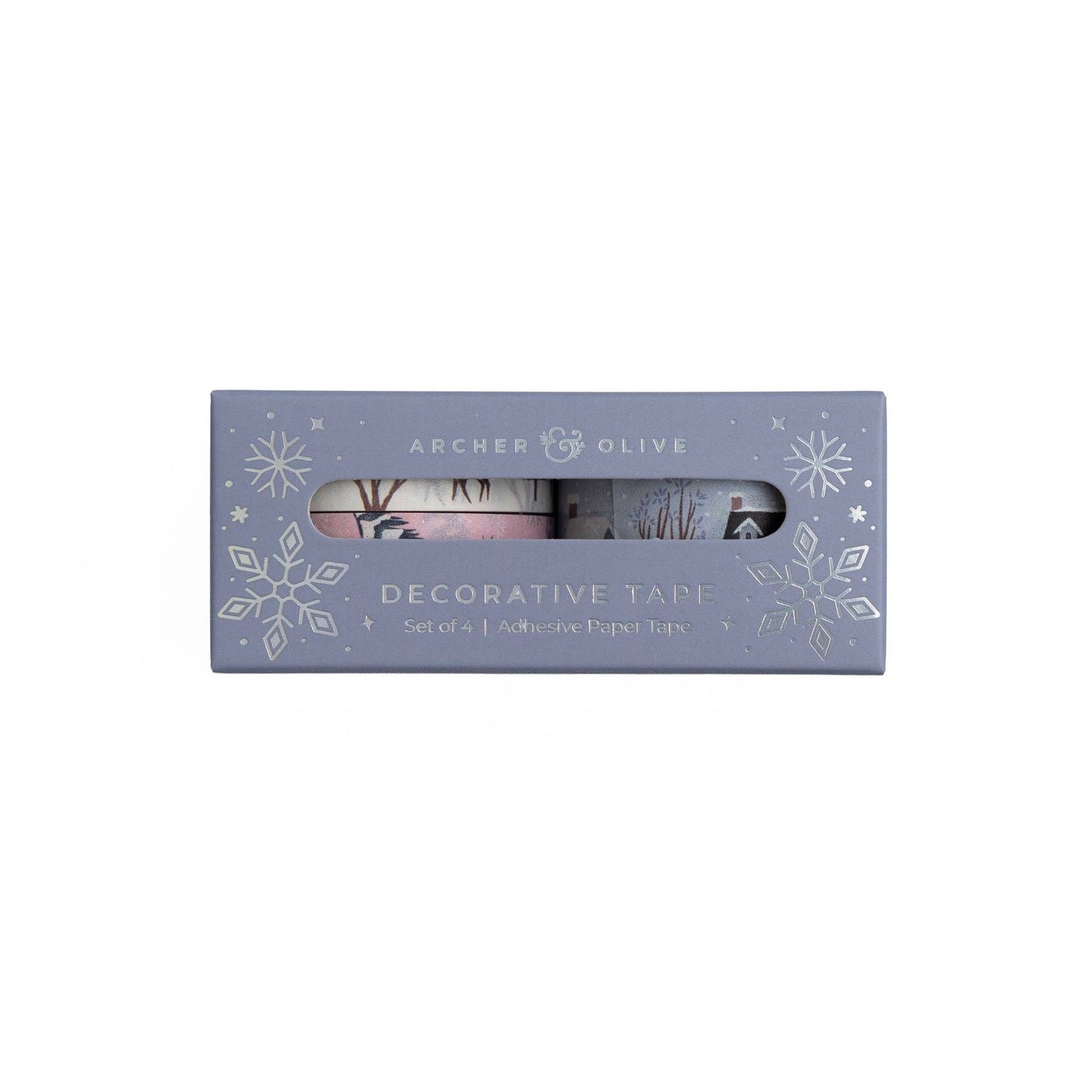 Winter Village Washi Tape Set - 4 Rolls