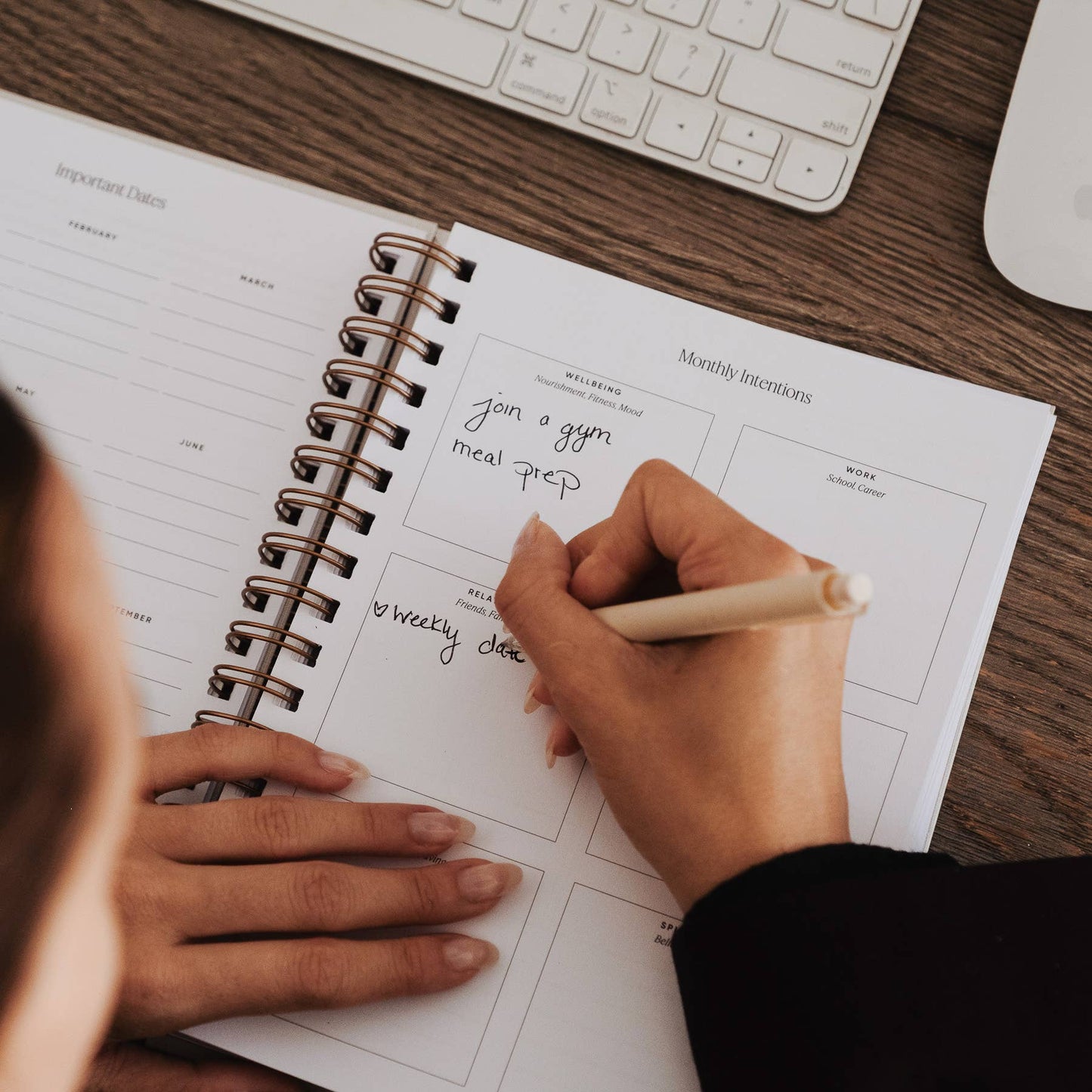 Self‑Care Planner – Daily Edition: Dusty Rose