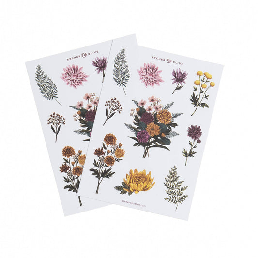 Stickers: Chrysanthemum