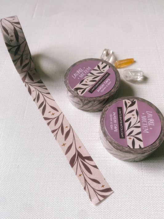 Laurel Noctem Botanical Washi Tape