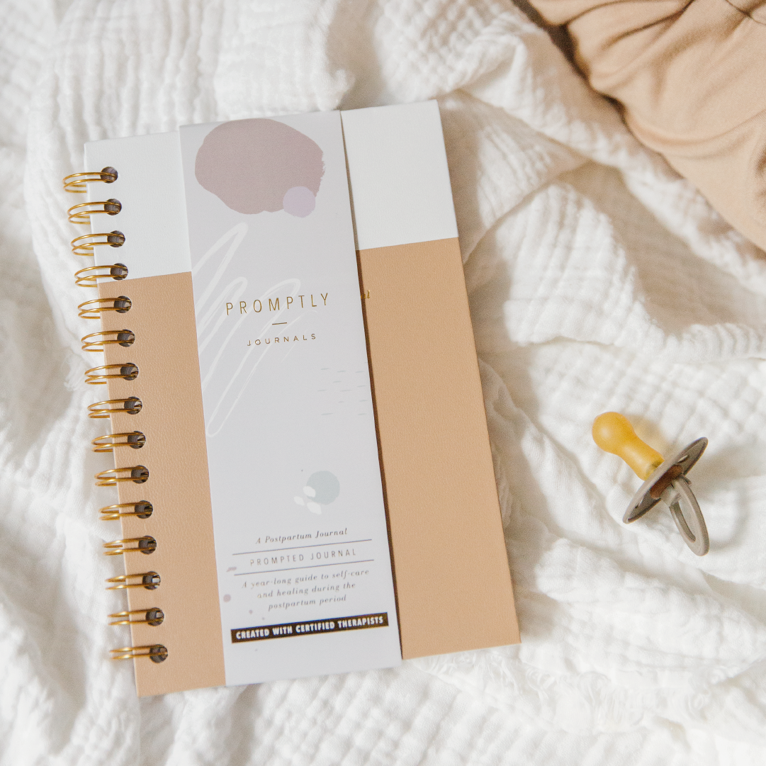 My Postpartum Journal: Cashew Leatherette