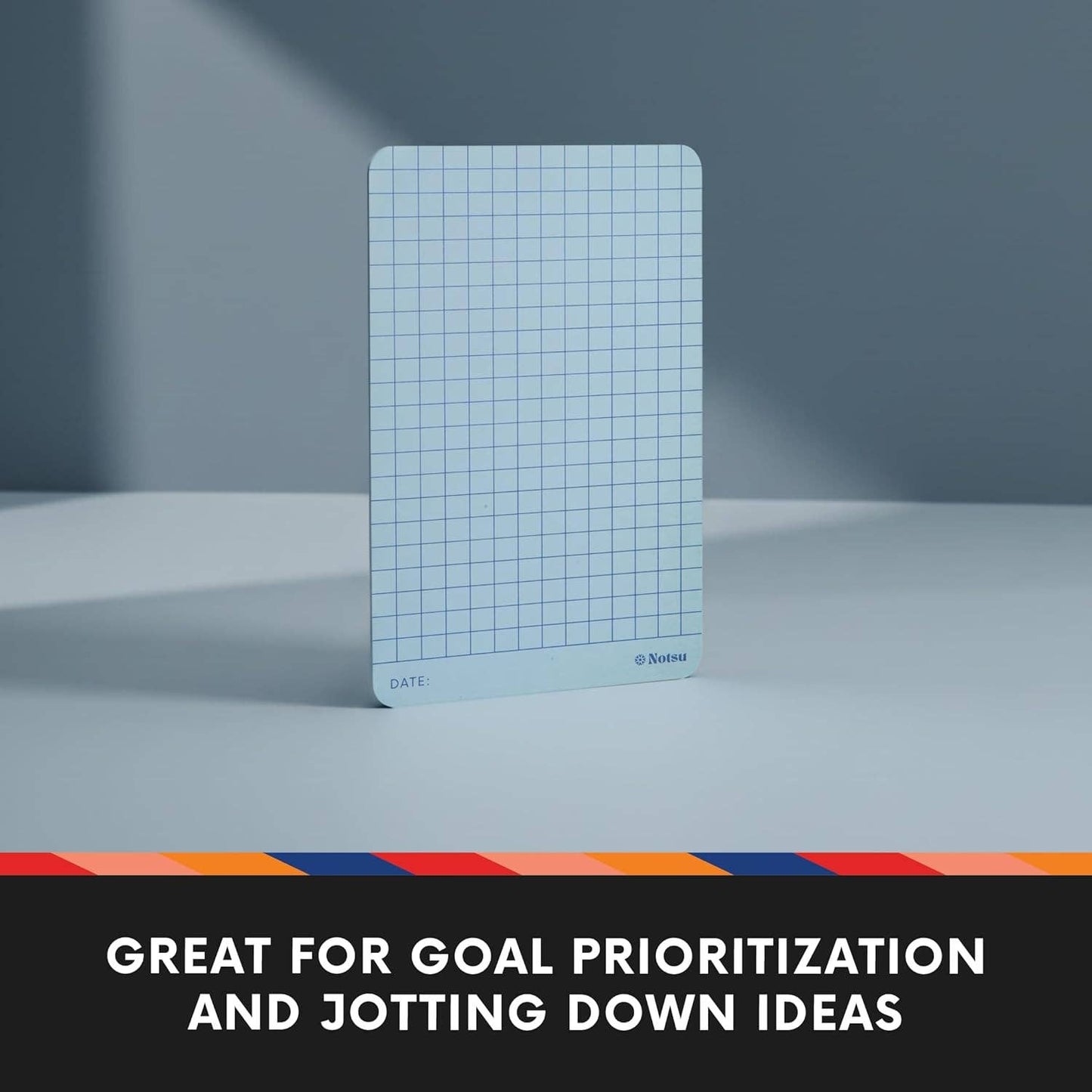 Graph Grid Note Cards 3x5 | 40-Count | 350gsm Pastel Color Index Cards