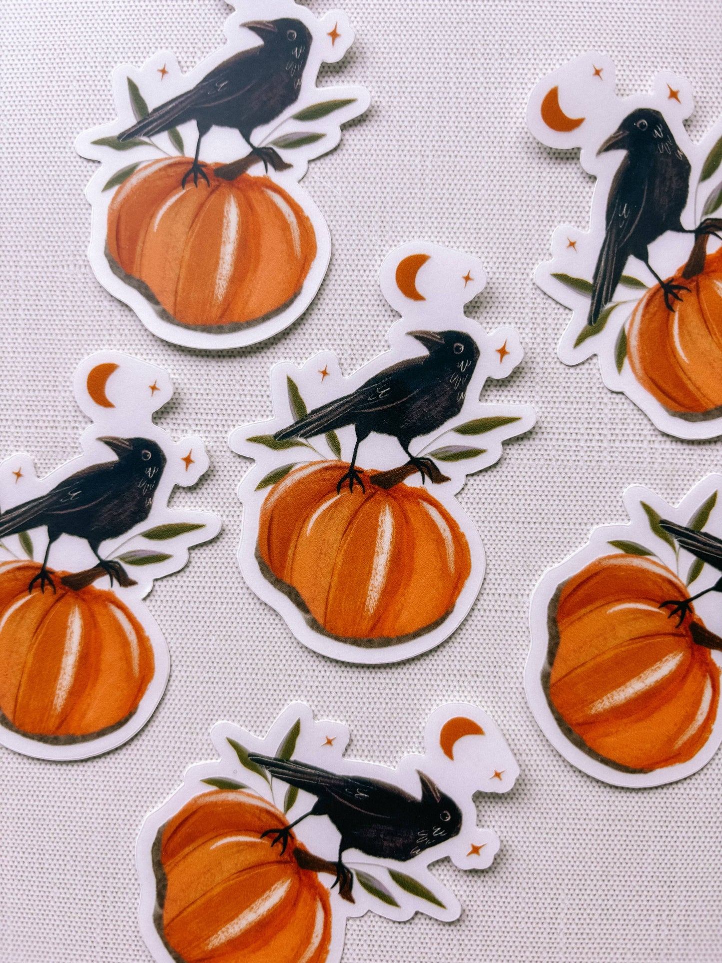 Harbinger & Pumpkin - Vinyl Crow Sticker