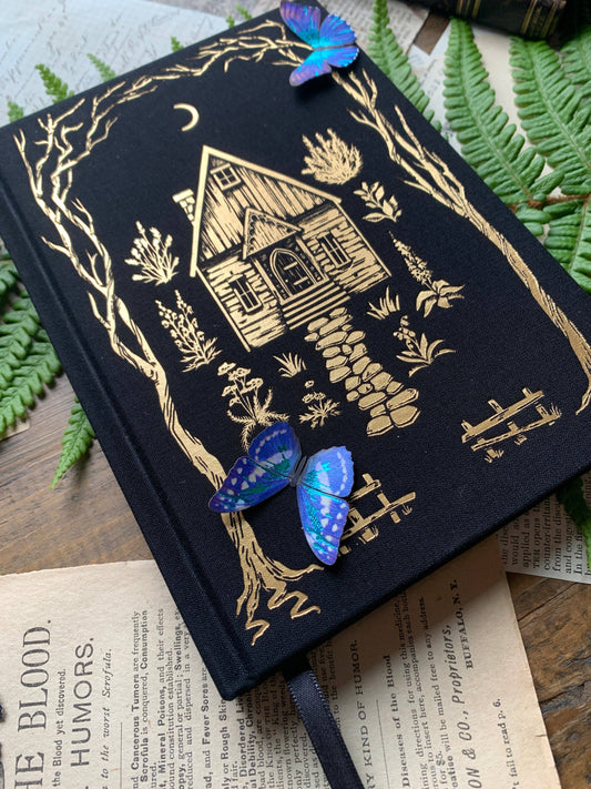 🔮 The Grimoire B6 Vegan Lined Notebook - Gold