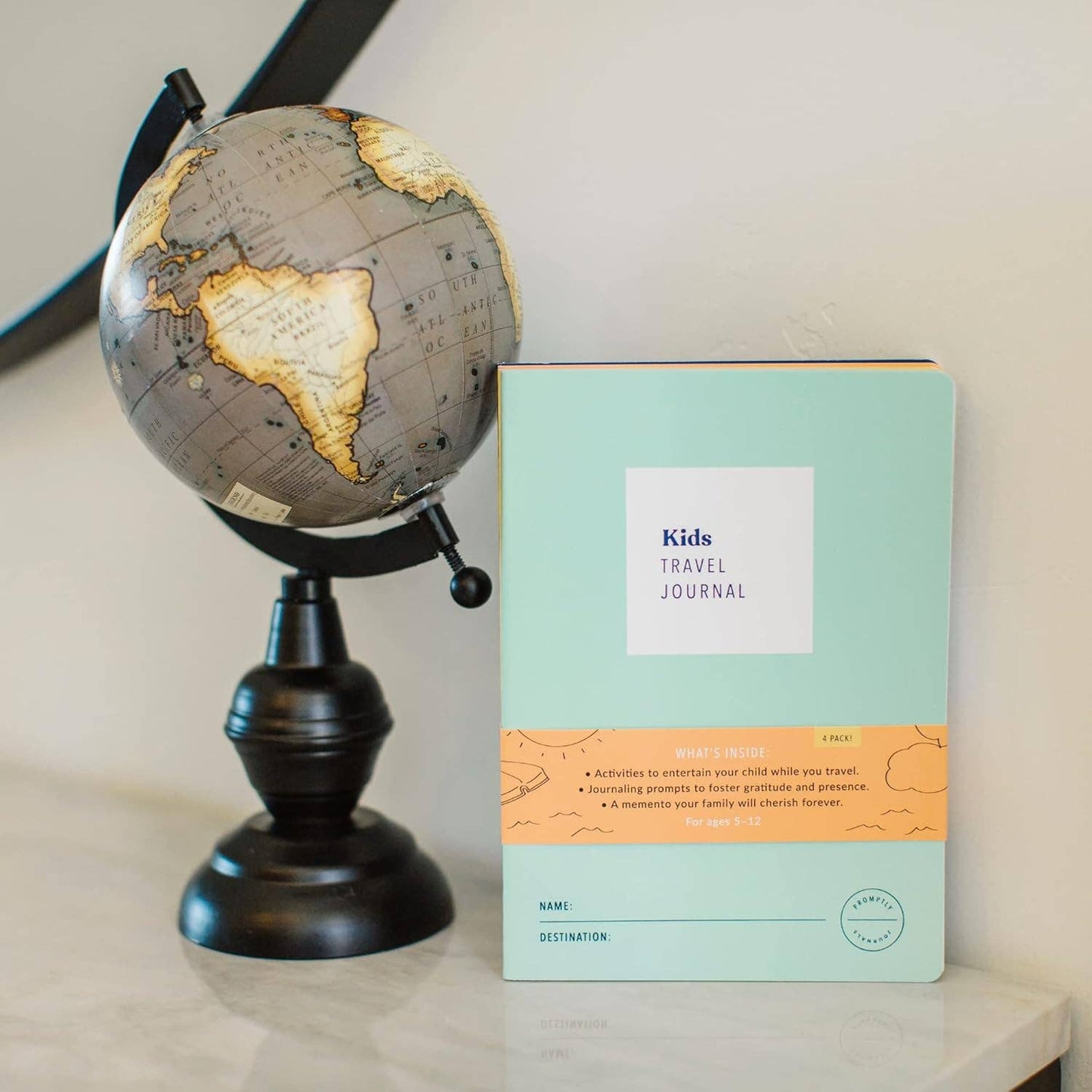 Kids Travel Journal Adventure Log (4-Pack)