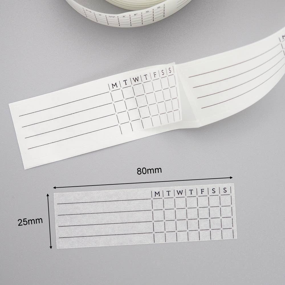 Weekly Habit Tracker Washi Stickers