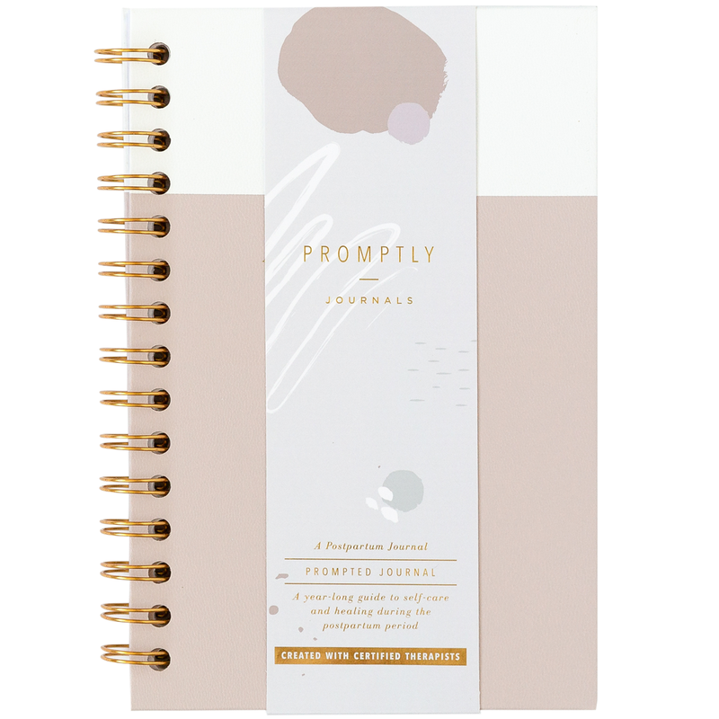 My Postpartum Journal: Cashew Leatherette