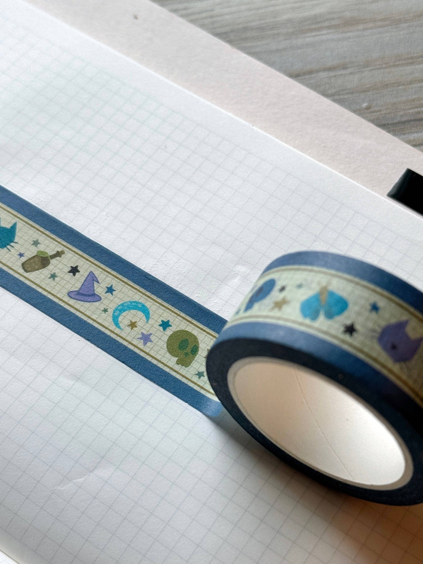Green Witching Hour Elements Washi Tape