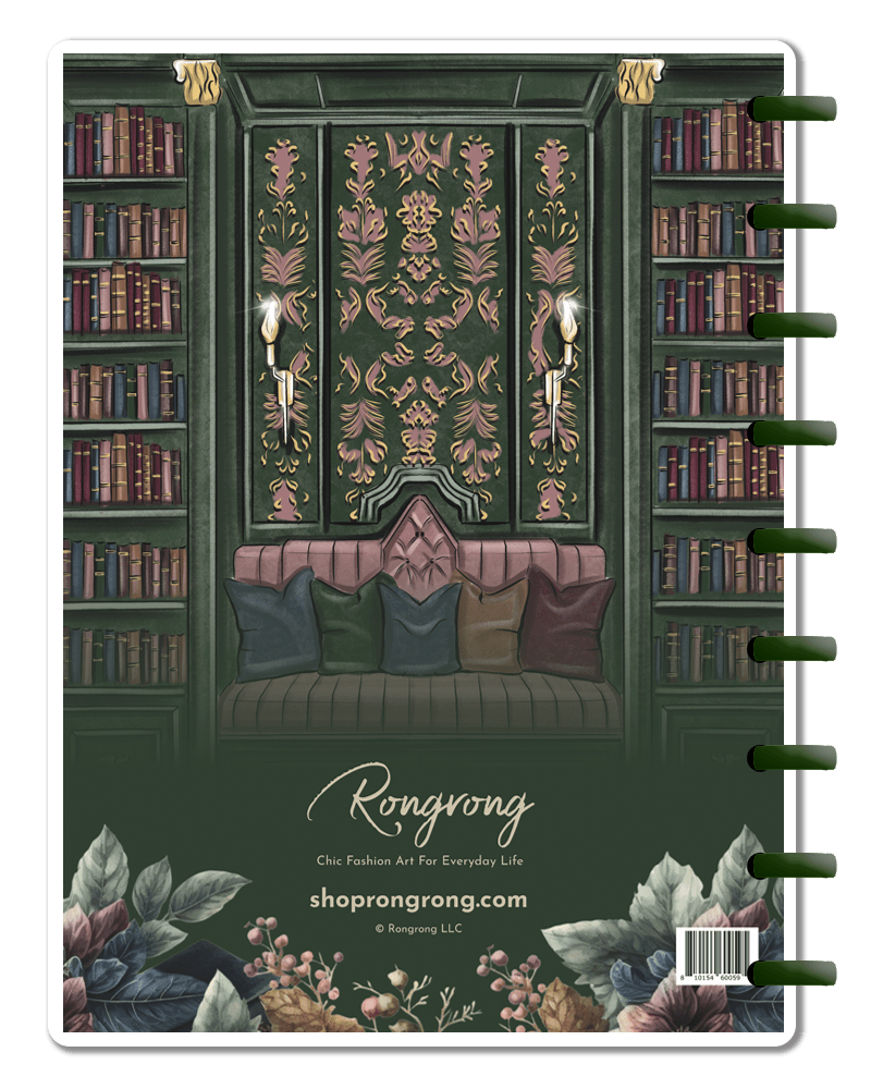 Dark Academia All Booked Up Reading Journal