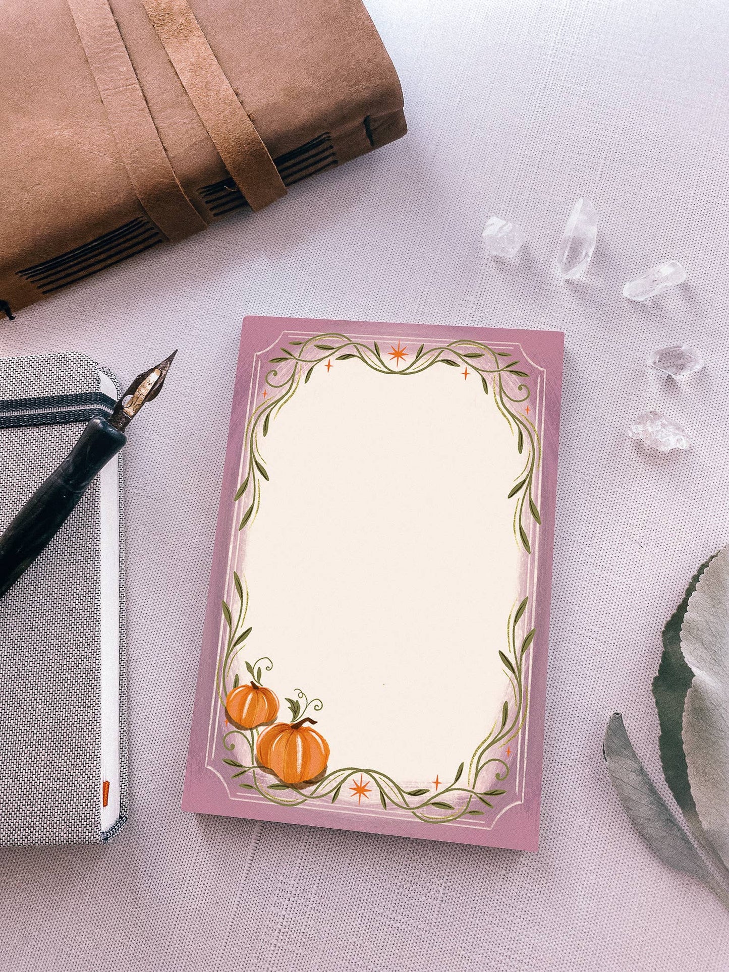 Pumpkins Fall Notepad - 4x6