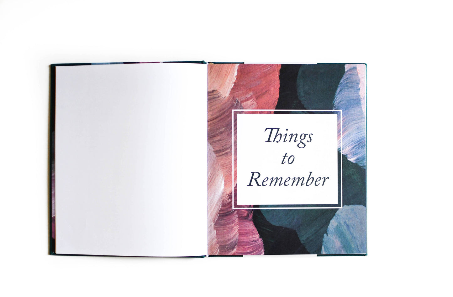 Duncan & Stone Paper Co. Grief Journal | Sympathy Gift | Guided Journal - Teal