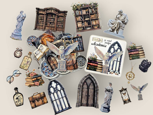 Academia Sticker Tin Box