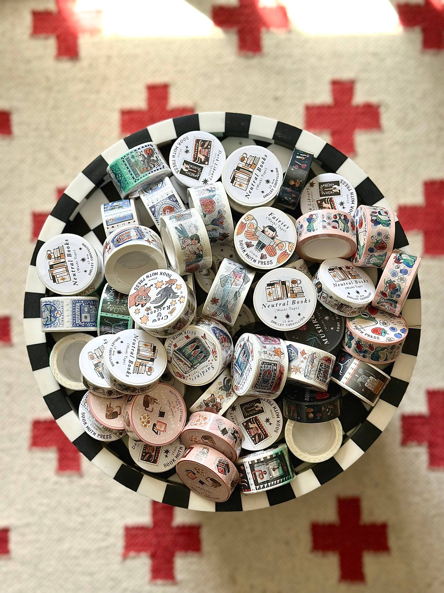 Dark Academia Mushroom Washi Tape