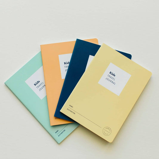 Kids Travel Journal Adventure Log (4-Pack)