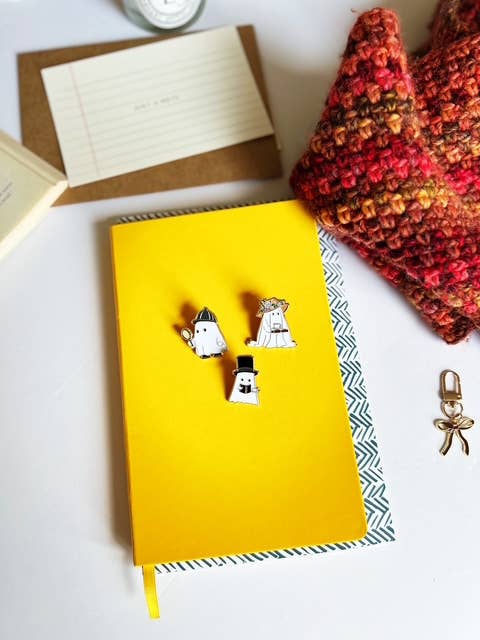 Jane Austen Ghost Pin, Pride and Prejudice, Halloween