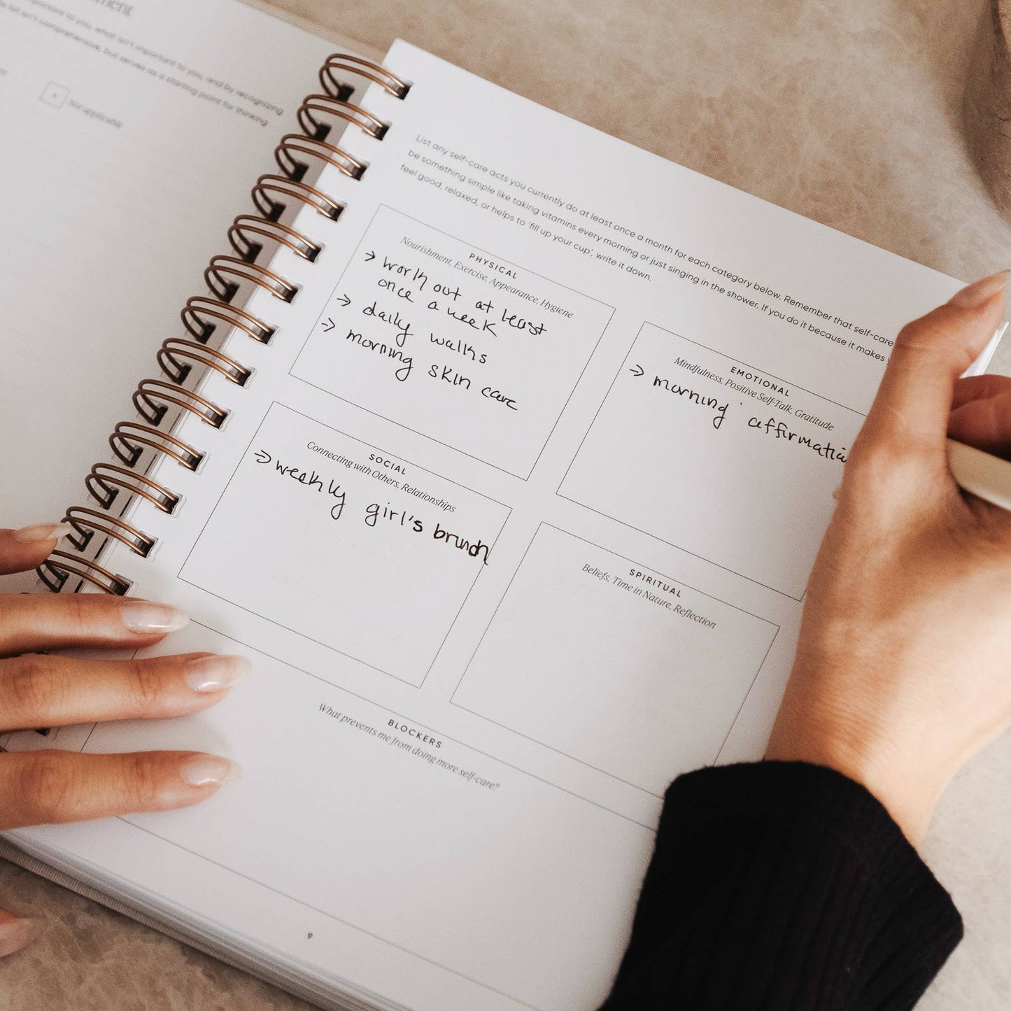 Self‑Care Planner – Daily Edition: Dusty Rose