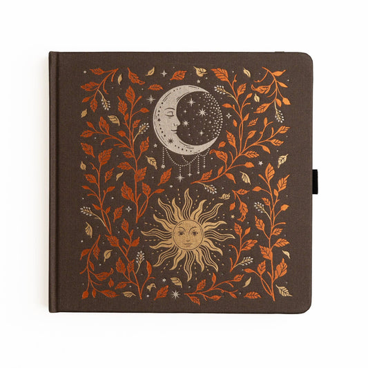 Harvest Moon Notebook: Dot Grid / SQ: 160 Pages