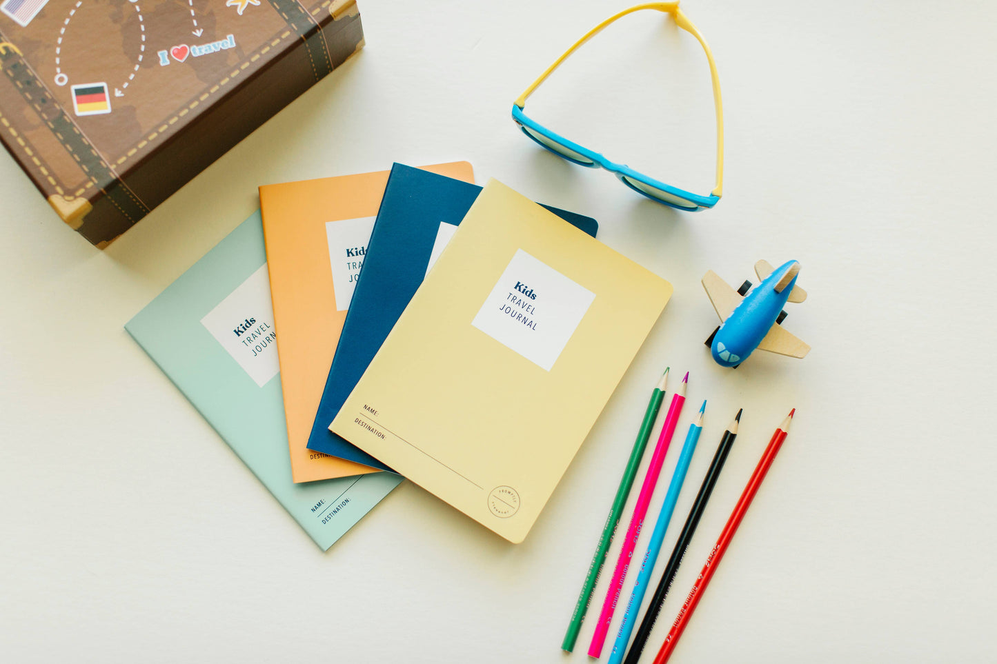 Kids Travel Journal Adventure Log (4-Pack)