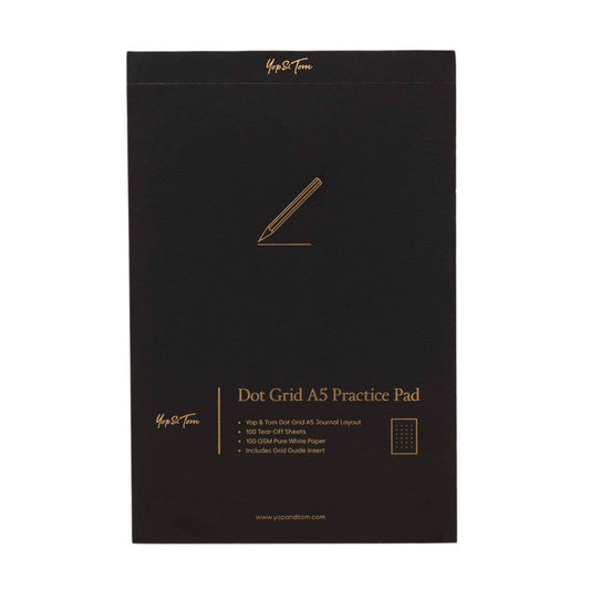 Practice Pad – A5 Dot Grid, 100 Tear‑Off Sheets